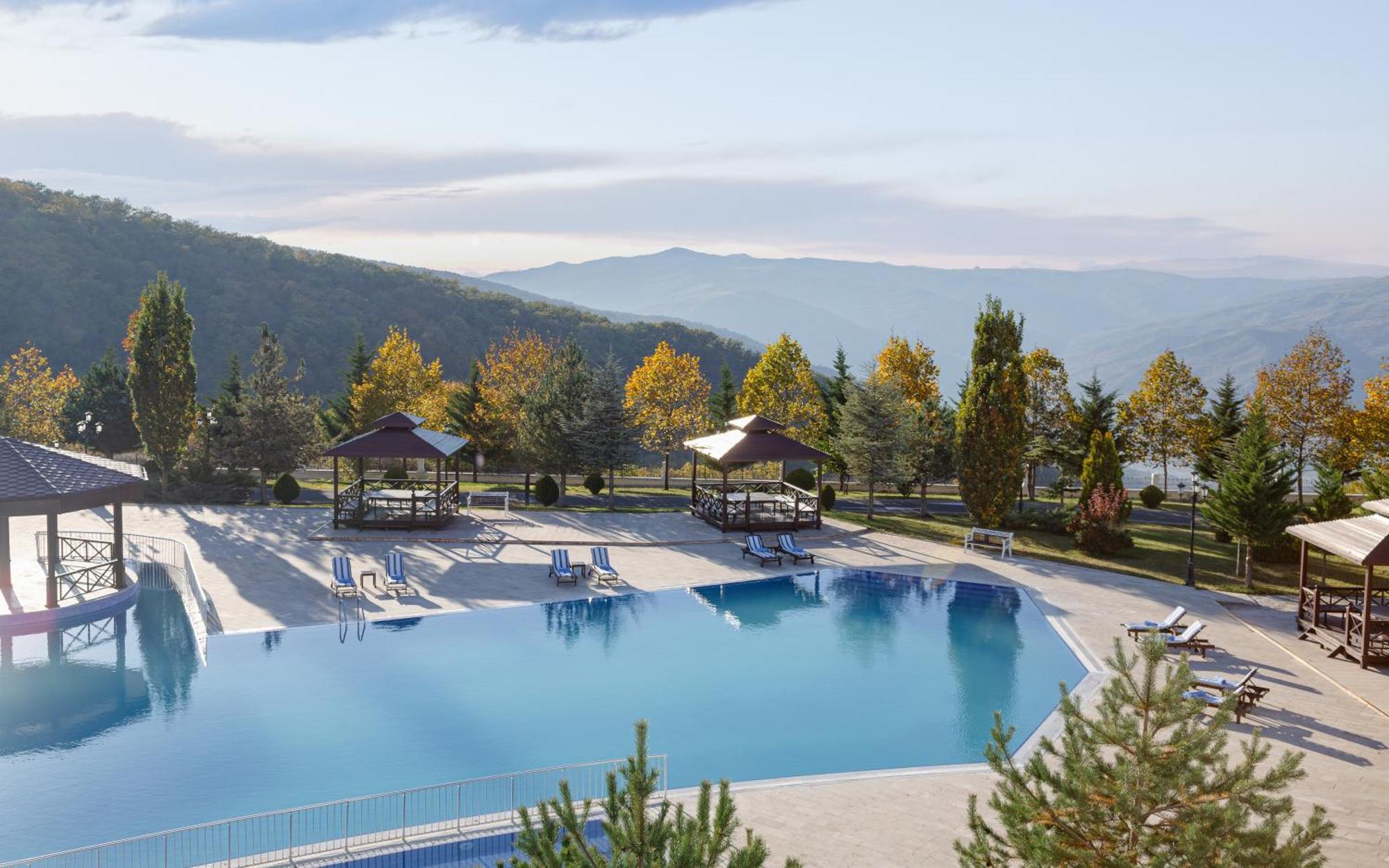 Shamakhi Palace Sharadil Seredil Bagian luar foto The swimming pool at the hotel