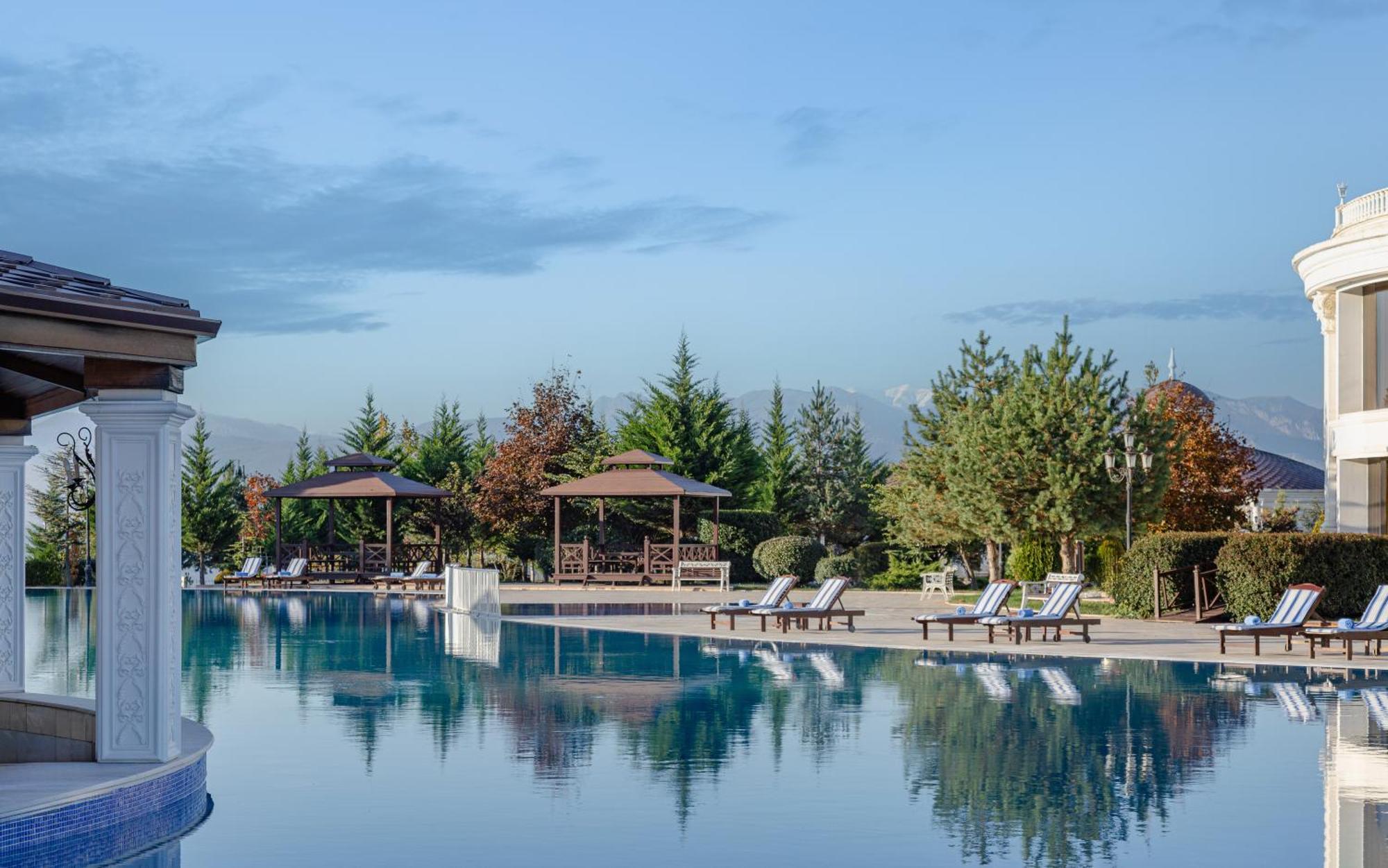 Shamakhi Palace Sharadil Seredil Bagian luar foto The swimming pool at the hotel