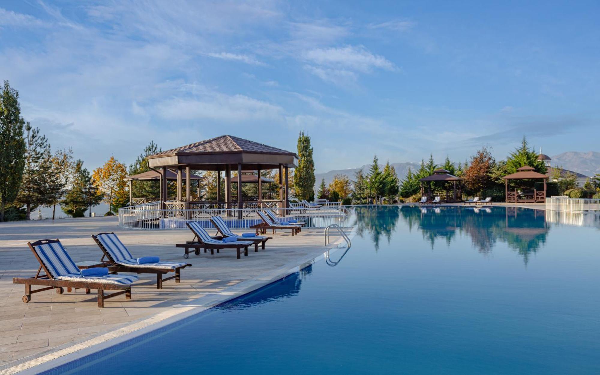 Shamakhi Palace Sharadil Seredil Bagian luar foto The swimming pool at the hotel